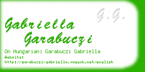 gabriella garabuczi business card